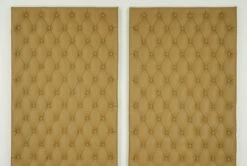 Pair Of Soundproof Tan Faux Leather Wall Panels 74.25 X 31.75 15 Pair Of Soundproof Tan Faux Leather Wall Panels 74.25 X 31.75 -OGT Sale Store commercial furniture for sale q284888