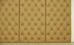 Set Of 4 Soundproof Tan Faux Leather Wall Panels 48.125 X 19.5 18 Set Of 4 Soundproof Tan Faux Leather Wall Panels 48.125 X 19.5 -OGT Sale Store commercial furniture for sale q284891