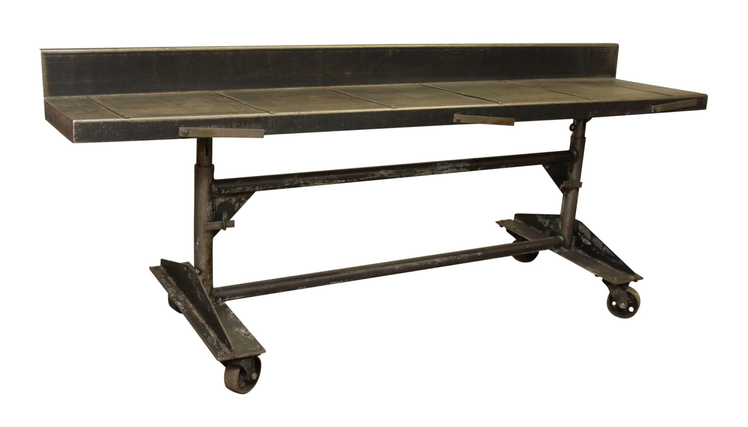 Metal Adjustable Height Rolling Desk 4 Metal Adjustable Height Rolling Desk - Image 2