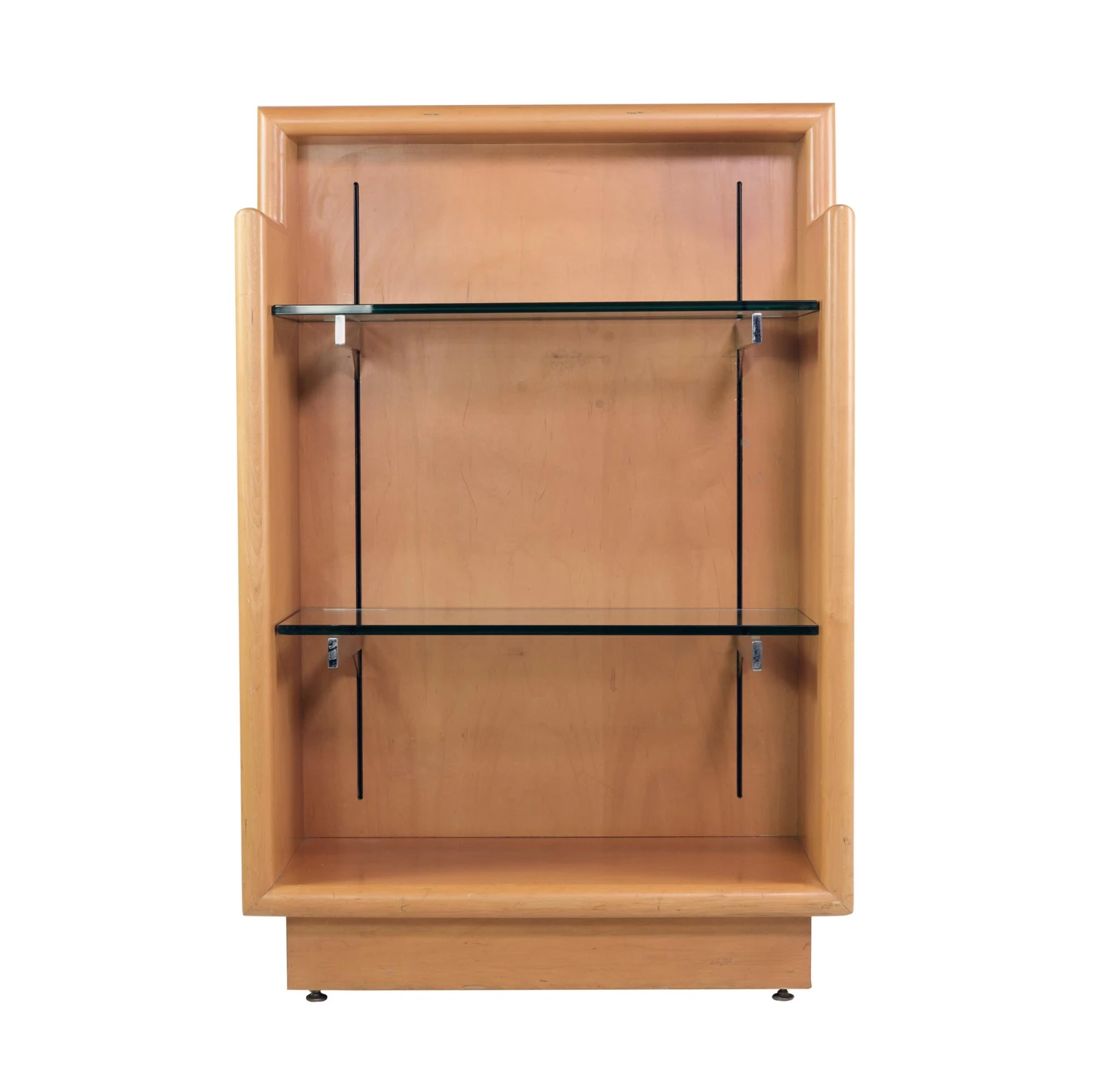 Mid Century Modern Maple Neiman Marcus Showroom Display Case 3 Mid Century Modern Maple Neiman Marcus Showroom Display Case