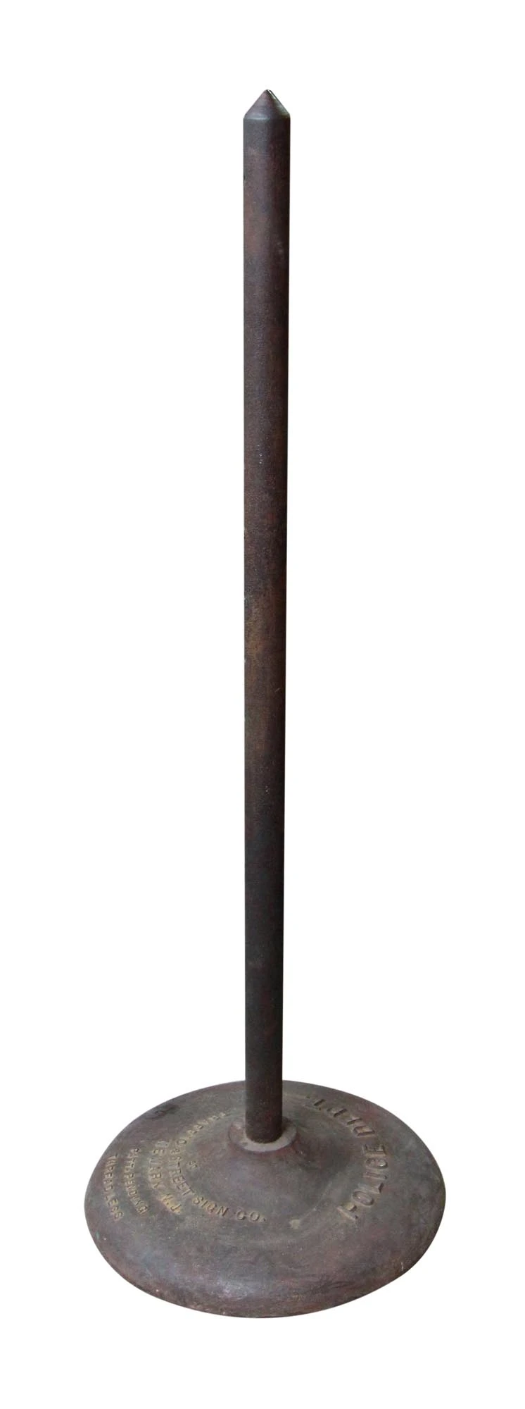 Police Department Iron Post 3 Police Department Iron Post