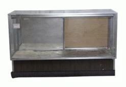 Reclaimed Aluminum & Wooden Showcase