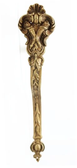 Antique French Gilded Bronze Curtain Hardware