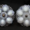 Pair Of Antique Opalescent Floral Glass Curtain Tie Backs 1 Pair Of Antique Opalescent Floral Glass Curtain Tie Backs -OGT Sale Store curtain hardware pair of antique opalescent floral glass curtain tie backs q287671