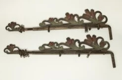 Pair Of Art Nouveau Tulip Curtain Brackets