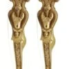 Pair Of French Gilded Bronze Curtain Tie Backs