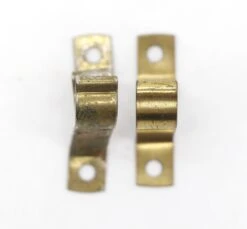 Vintage 1.5 In. Brass Steel Curtain Rod Brackets 7 Vintage 1.5 In. Brass Steel Curtain Rod Brackets -OGT Sale Store curtain hardware q287855