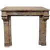 Antique Brown & Gray French Marble Mantel -OGT Sale Store danny alessandro mantels antique brown gray french marble mantel j180304