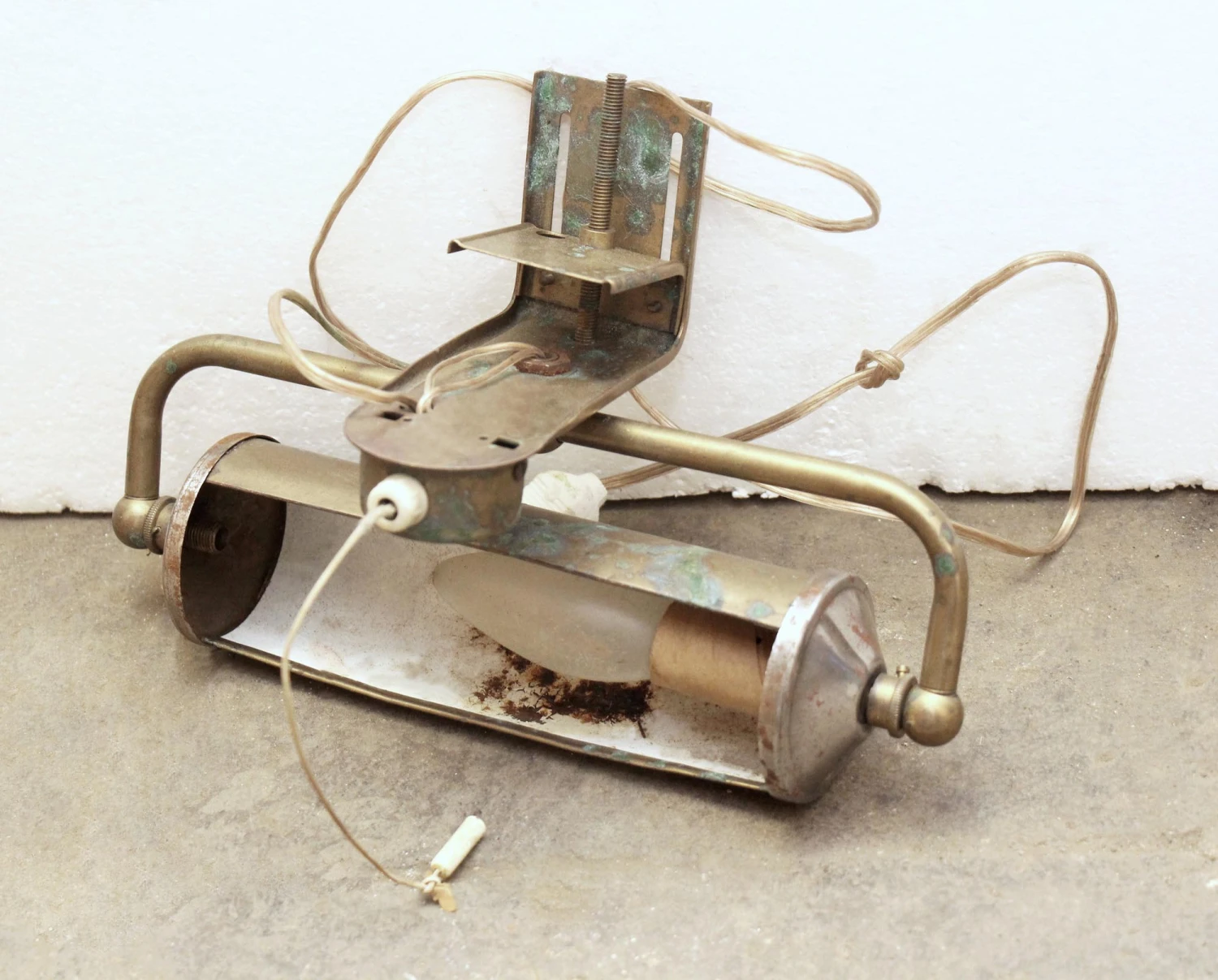 Vintage Brass Podium Light 4 Vintage Brass Podium Light - Image 2