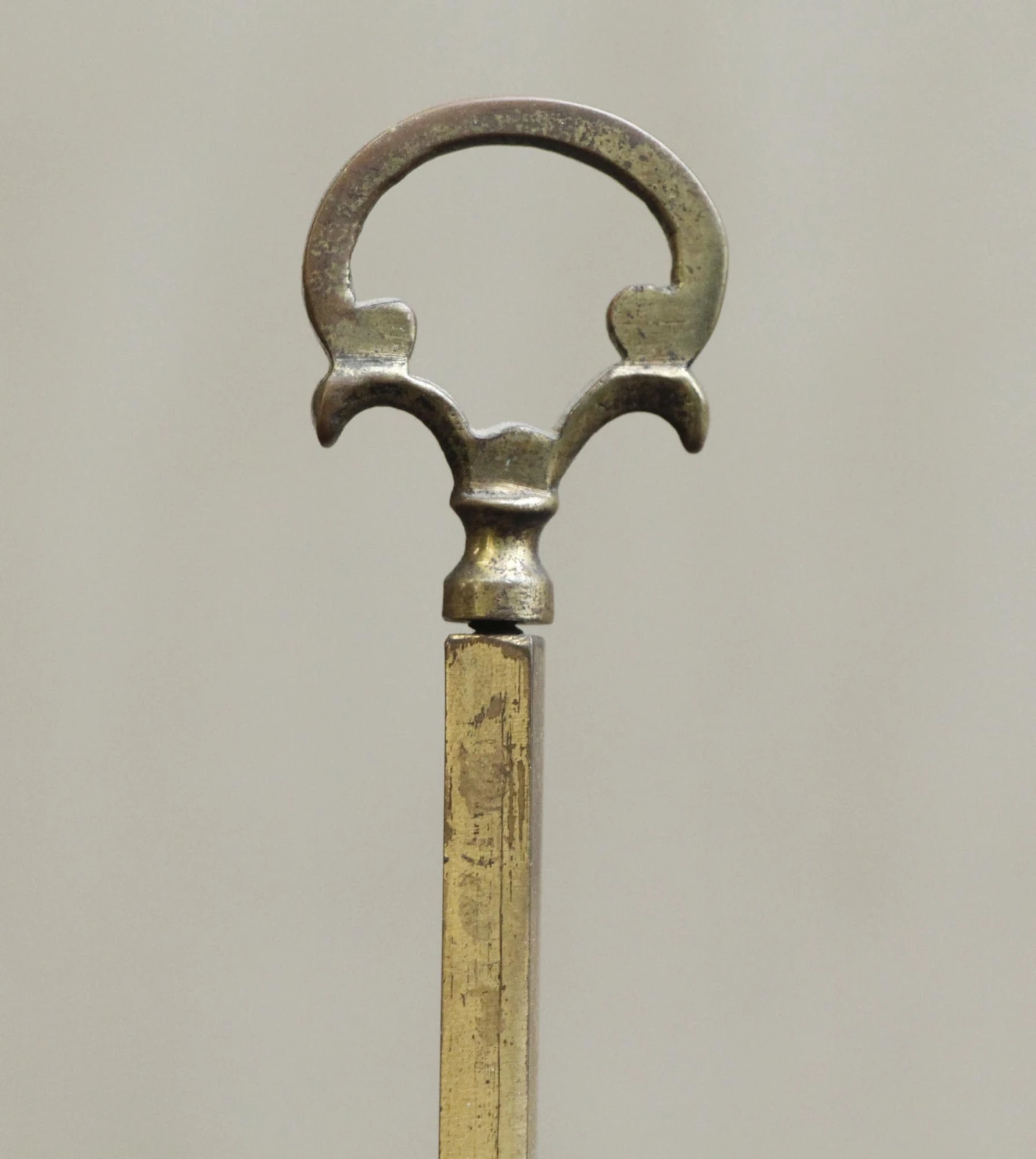 Vintage Triangular Wooden Lamp Table Combo 6 Vintage Triangular Wooden Lamp Table Combo - Image 4