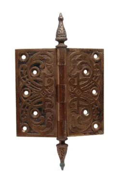 5 X 5 Steeple Tip Bronze Butt Antique Door Hinge