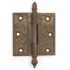 Antique 3.5 X 3.5 Victorian Cast Iron Butt Door Hinge