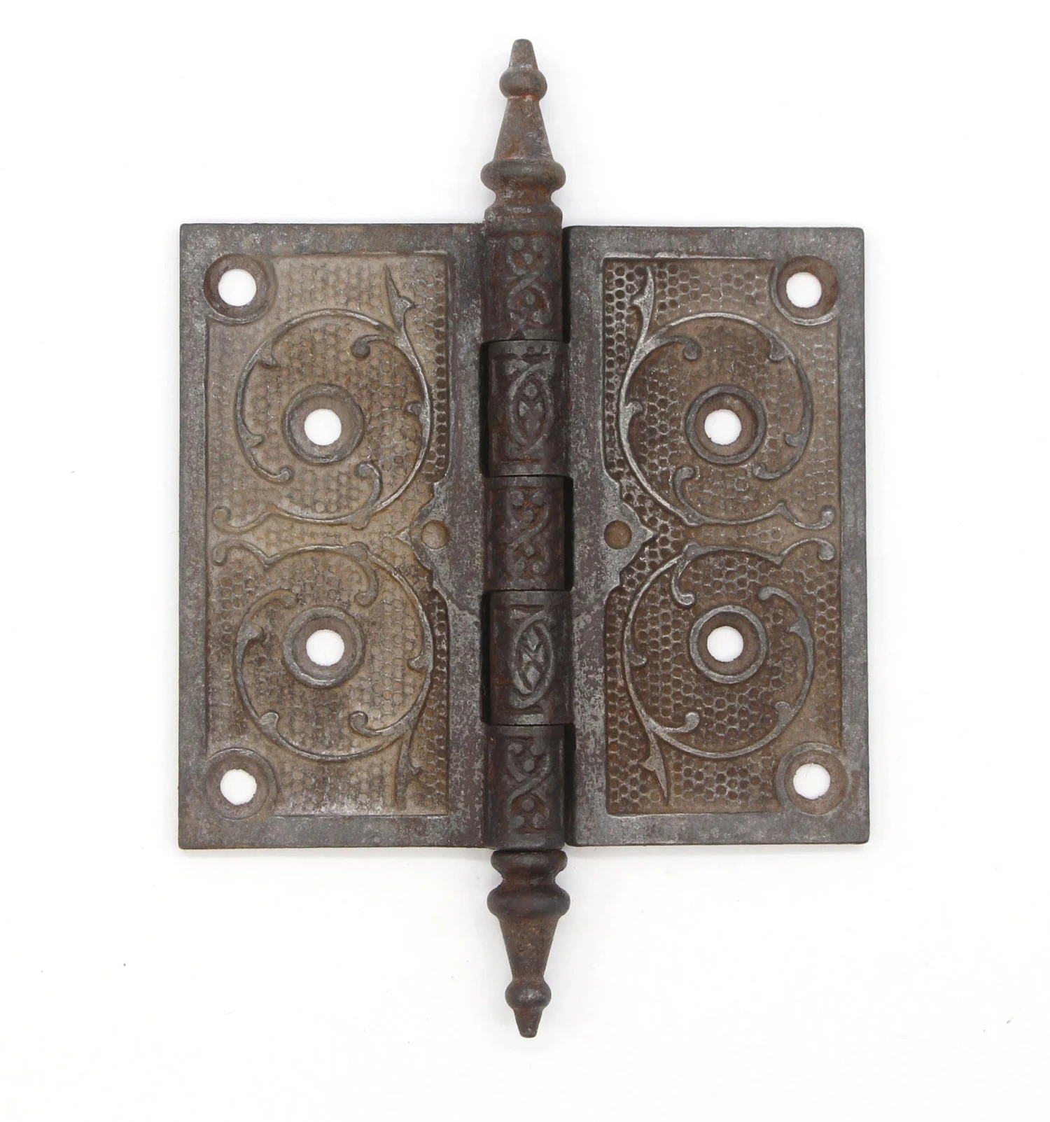Antique 5 X 4.5 Cast Iron Victorian Steeple Tip Butt Door Hinge 3 Antique 5 X 4.5 Cast Iron Victorian Steeple Tip Butt Door Hinge
