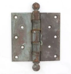 Antique 5 X 5 Ball Bearing Bronze Ball Tip Butt Door Hinge