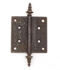 Antique Aesthetic 4 X 4 In. Black Cast Iron Butt Door Hinge