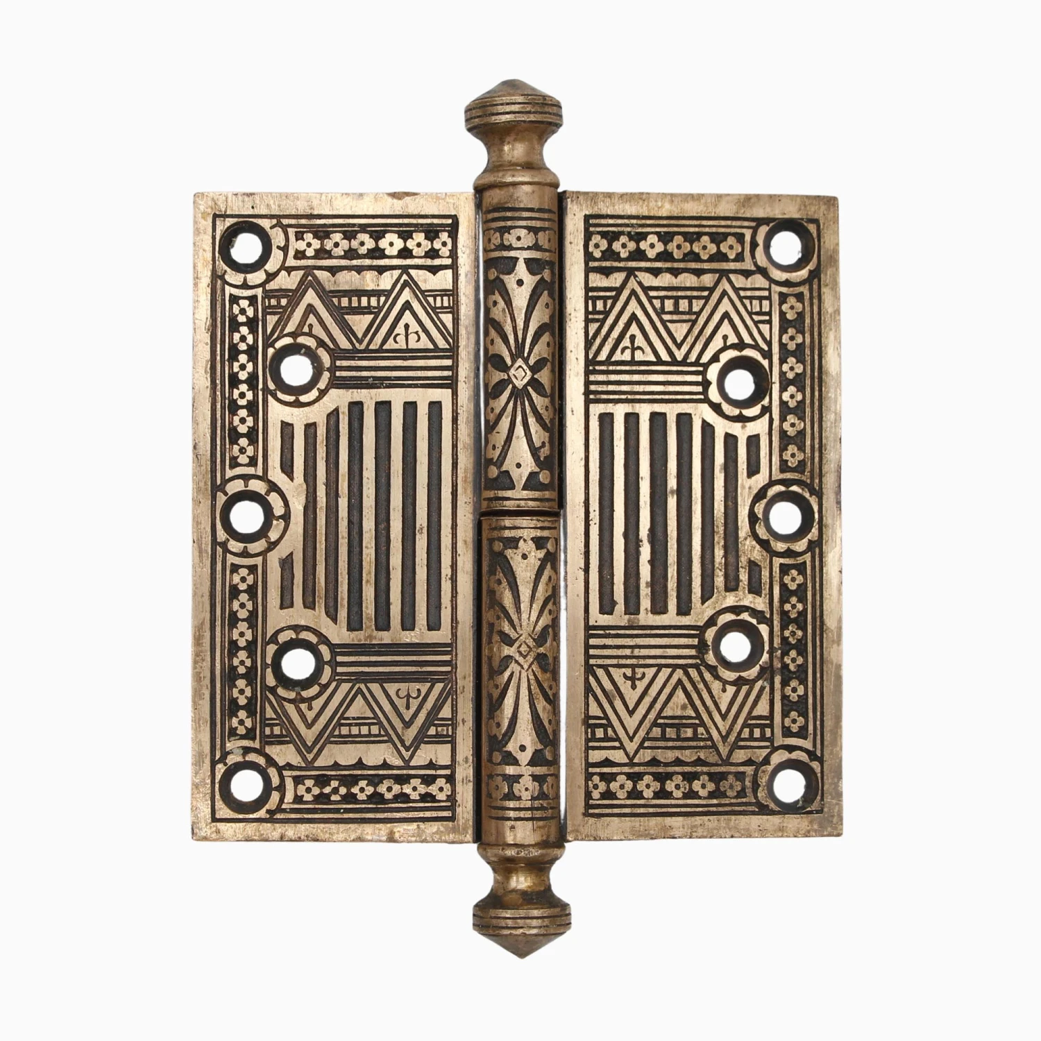 Antique Aesthetic 5 X 5 In. Bronze Right Butt Door Hinge 3 Antique Aesthetic 5 X 5 In. Bronze Right Butt Door Hinge