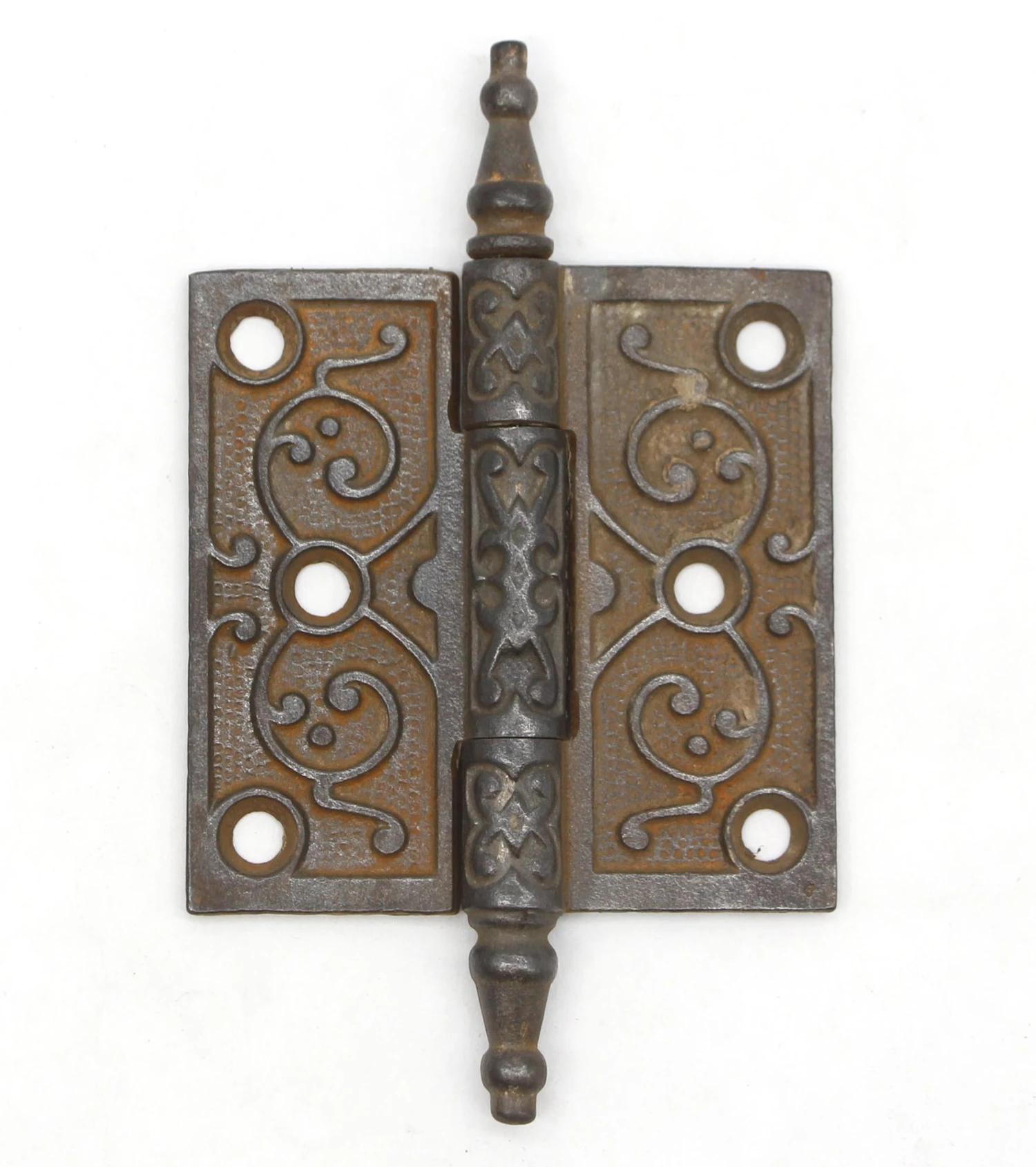 Antique Victorian 3 X 3 In. Cast Iron Butt Door Hinge 3 Antique Victorian 3 X 3 In. Cast Iron Butt Door Hinge