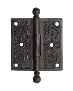 Ball Tip 3.5 X 3.5 Cast Iron Butt Antique Door Hinge