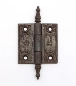 Cast Iron Victorian Steeple Tip Butt 2.5 X 2.5 Door Hinge