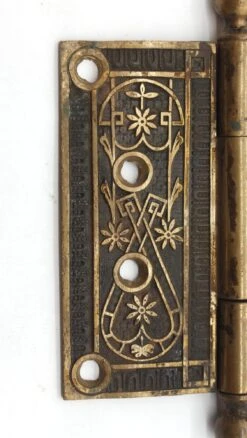 Antique 4.5 X 4.5 Ball Tipped Bronze Victorian Butt Door Hinge 10 Antique 4.5 X 4.5 Ball Tipped Bronze Victorian Butt Door Hinge -OGT Sale Store door hinges for sale l198568