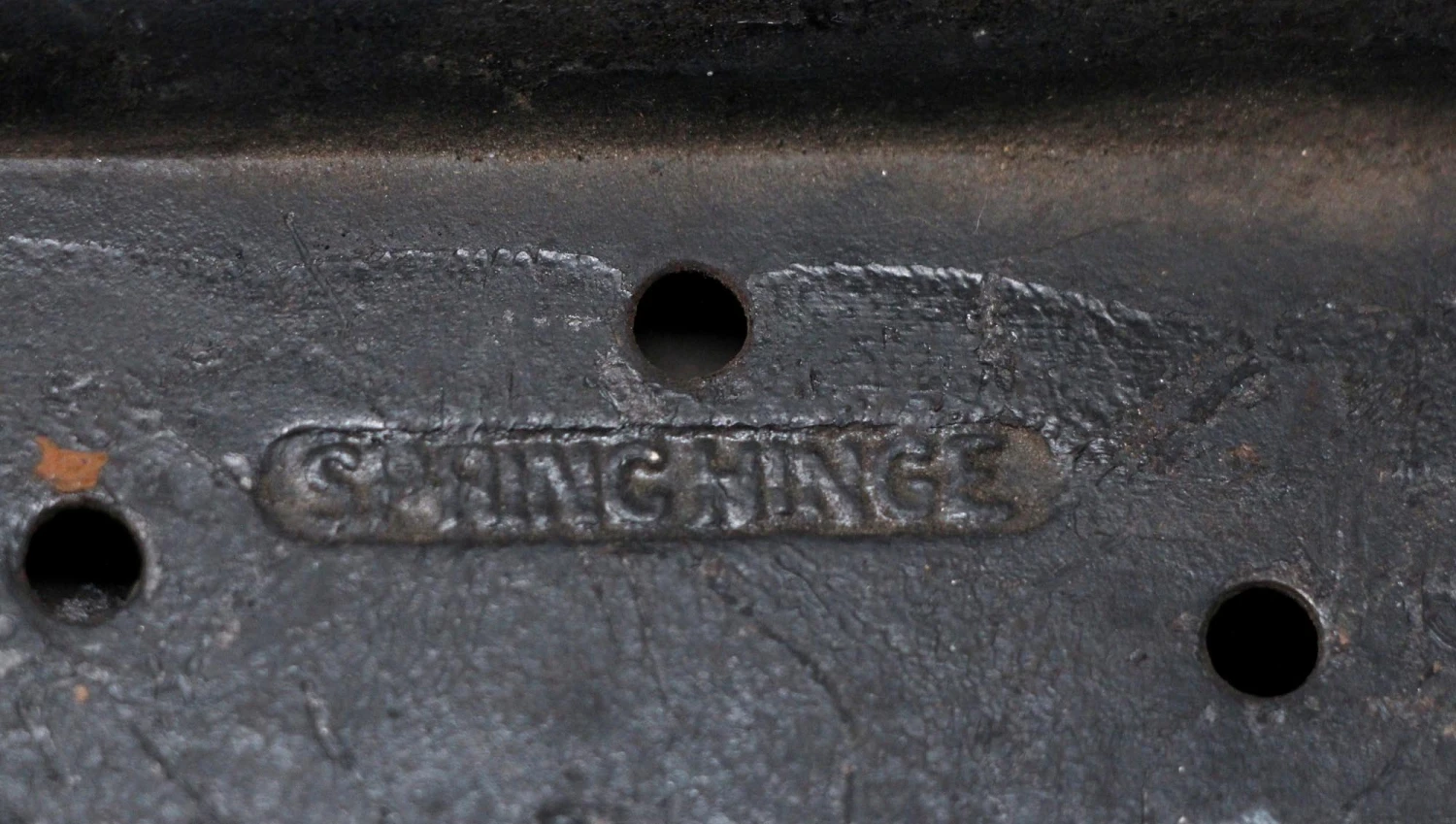 Cast Iron Heavy Industrial Bommer 12.5 X 5.5 Antique Door Hinge 5 Cast Iron Heavy Industrial Bommer 12.5 X 5.5 Antique Door Hinge - Image 3