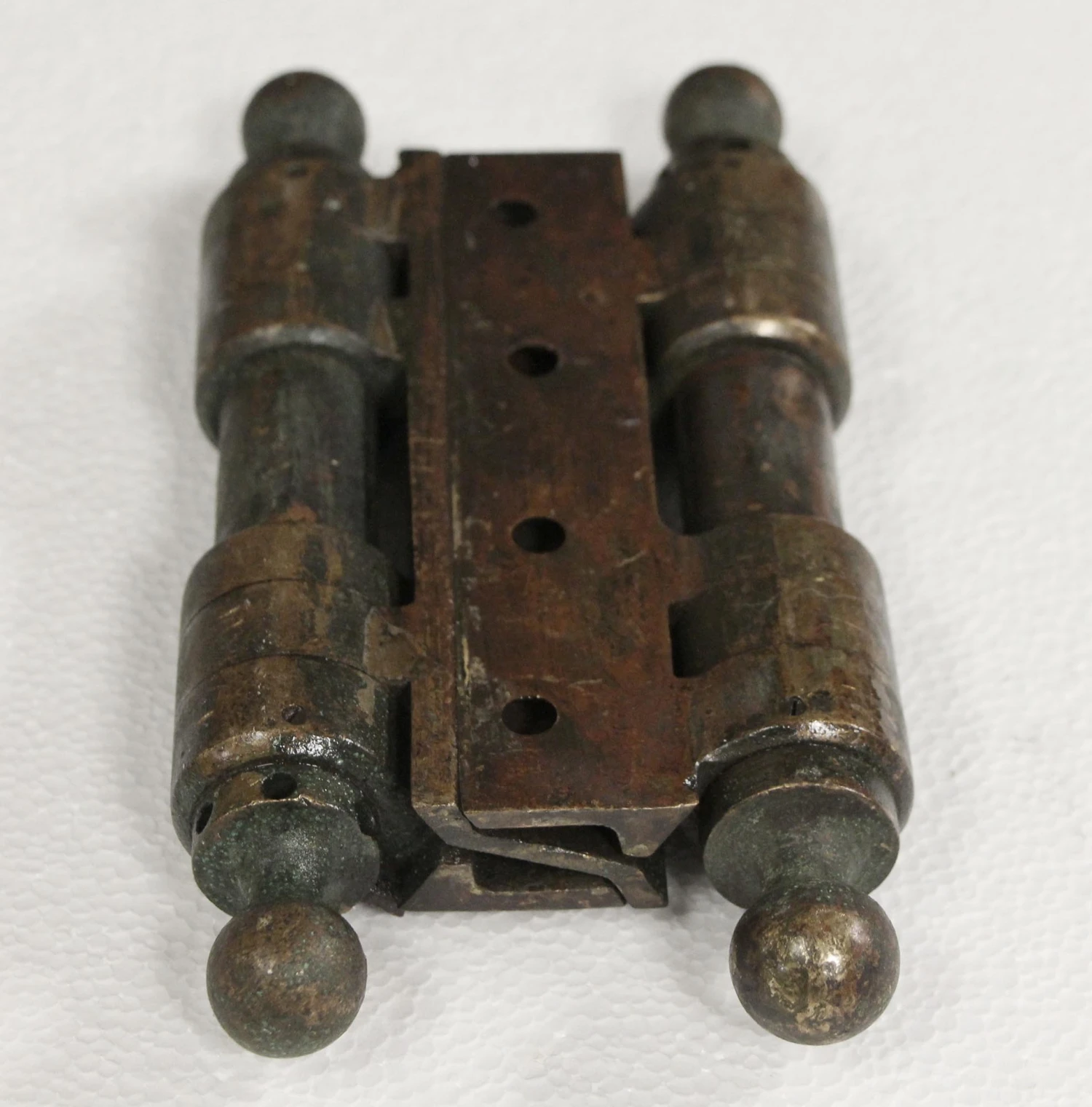 Ball Tip Bronze Industrial 8.5 X 4.5 Antique Door Hinge 5 Ball Tip Bronze Industrial 8.5 X 4.5 Antique Door Hinge - Image 3