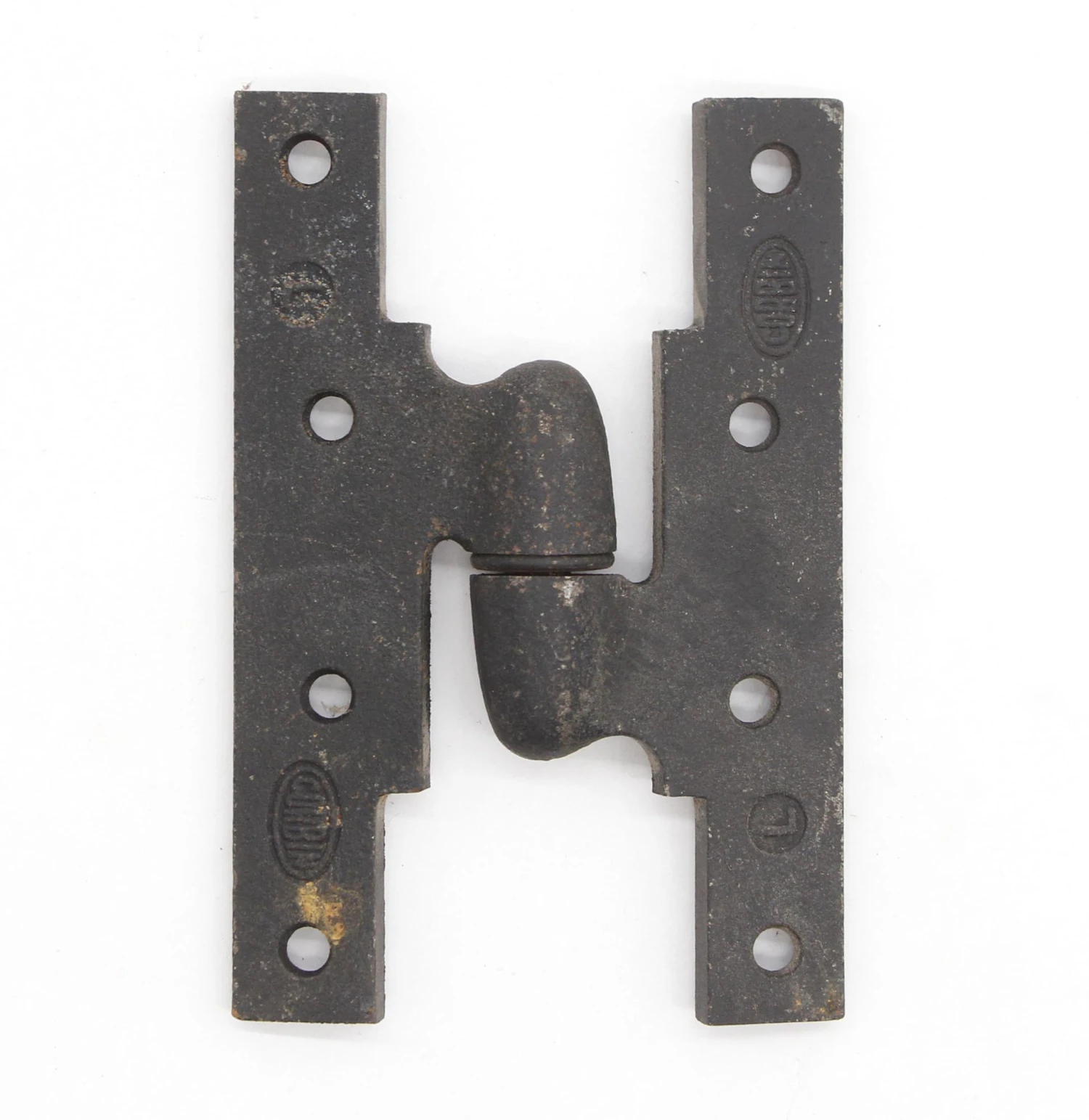 Vintage 5 X 3.25 Corbin Black Cast Iron Left Olive Door Hinge 5 Vintage 5 X 3.25 Corbin Black Cast Iron Left Olive Door Hinge - Image 3