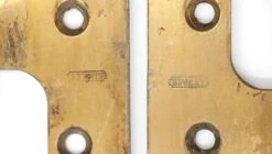 Pair Of Vintage 6 X 5 Stanley Brass Olive Left Door Hinges 10 Pair Of Vintage 6 X 5 Stanley Brass Olive Left Door Hinges -OGT Sale Store door hinges for sale q285428
