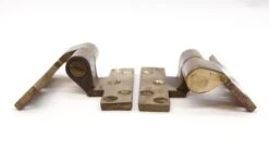 Pair Of Vintage 5 X 4.5 Offset Cast Brass Olive Right Door Hinges 9 Pair Of Vintage 5 X 4.5 Offset Cast Brass Olive Right Door Hinges -OGT Sale Store door hinges for sale q285430