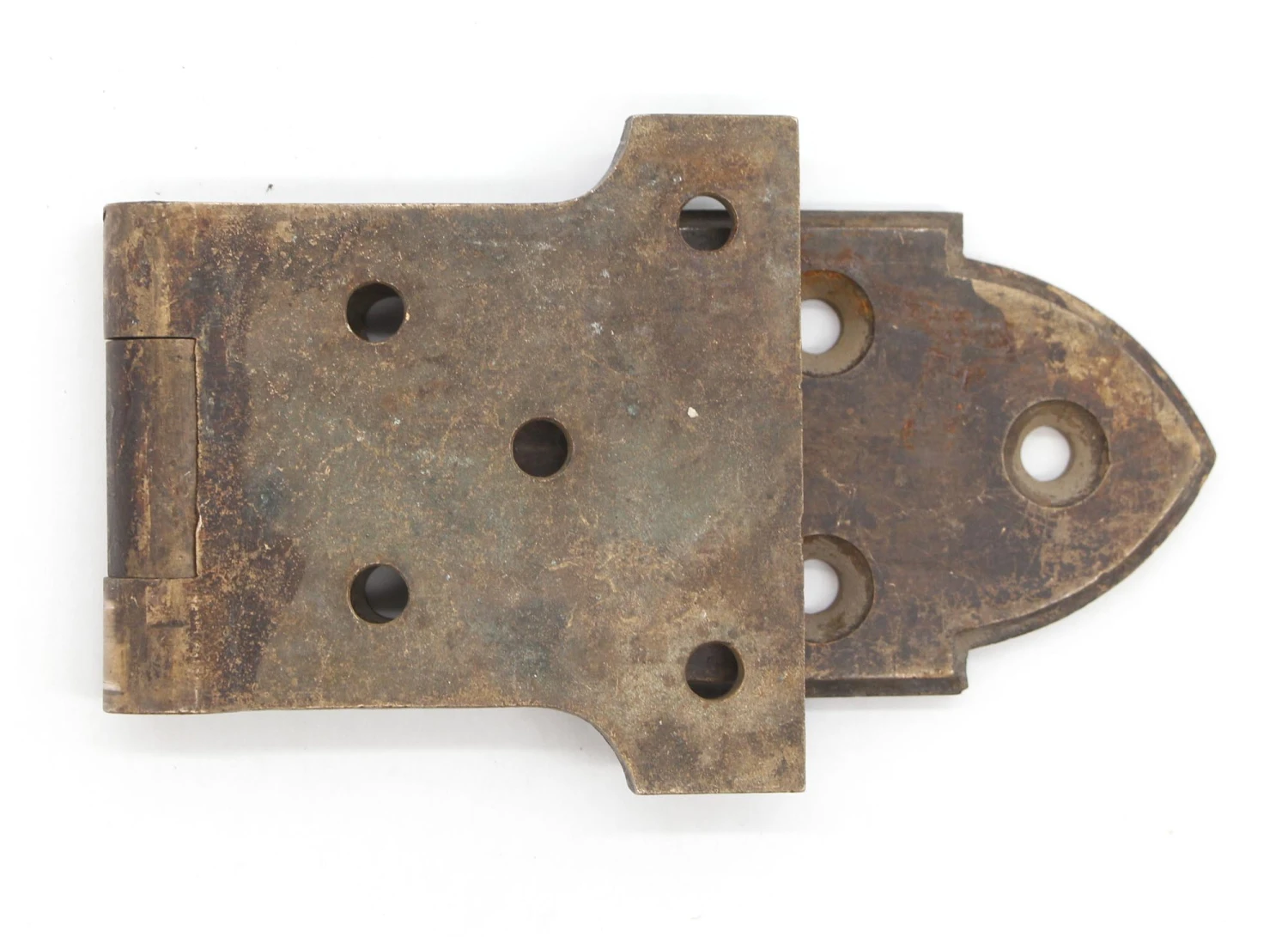 Reclaimed 9.375 In. Cast Bronze Strap Door Hinge 5 Reclaimed 9.375 In. Cast Bronze Strap Door Hinge - Image 3