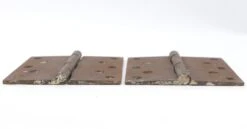 Pair Of Vintage 5.5 X 5.375 In. Cast Iron Butt Door Hinges 8 Pair Of Vintage 5.5 X 5.375 In. Cast Iron Butt Door Hinges -OGT Sale Store door hinges for sale q287652