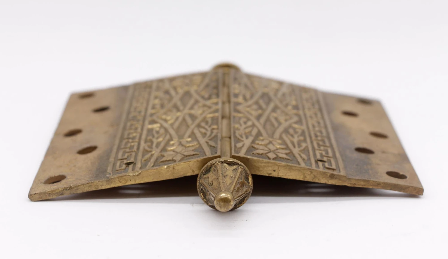 Antique Brass Plated Aesthetic 5 X 6 Butt Door Hinge 4 Antique Brass Plated Aesthetic 5 X 6 Butt Door Hinge - Image 2