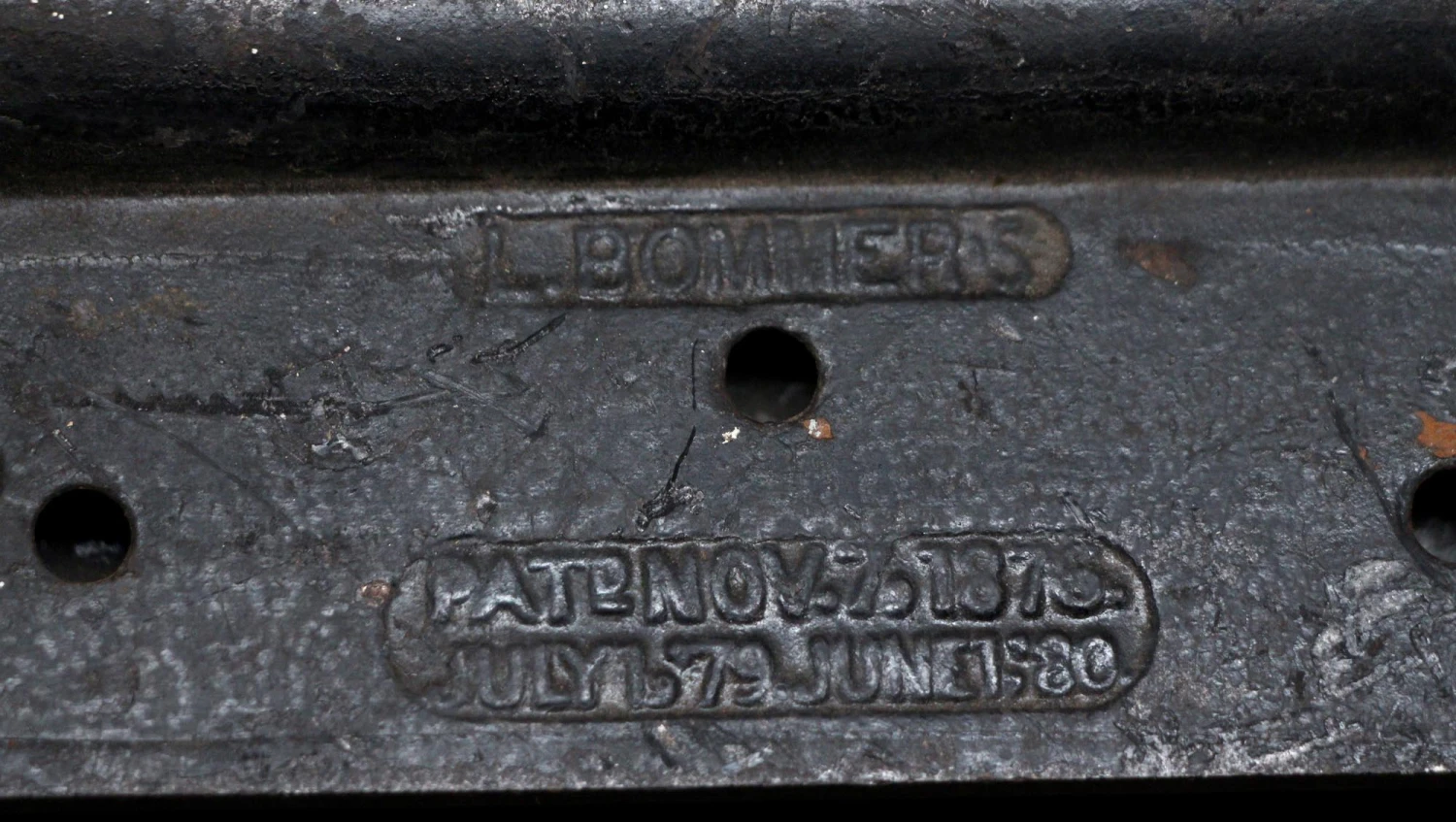 Cast Iron Heavy Industrial Bommer 12.5 X 5.5 Antique Door Hinge 4 Cast Iron Heavy Industrial Bommer 12.5 X 5.5 Antique Door Hinge - Image 2