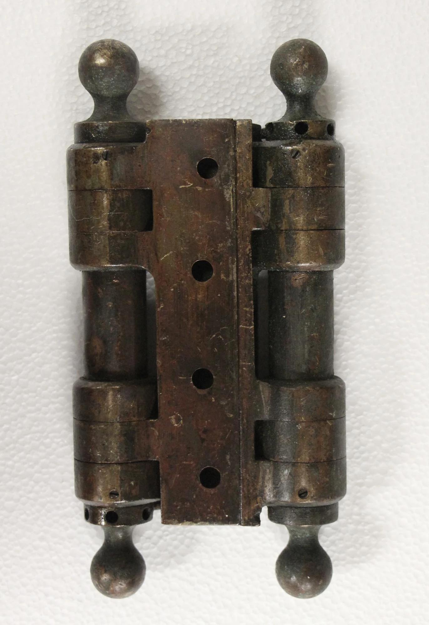 Ball Tip Bronze Industrial 8.5 X 4.5 Antique Door Hinge 4 Ball Tip Bronze Industrial 8.5 X 4.5 Antique Door Hinge - Image 2