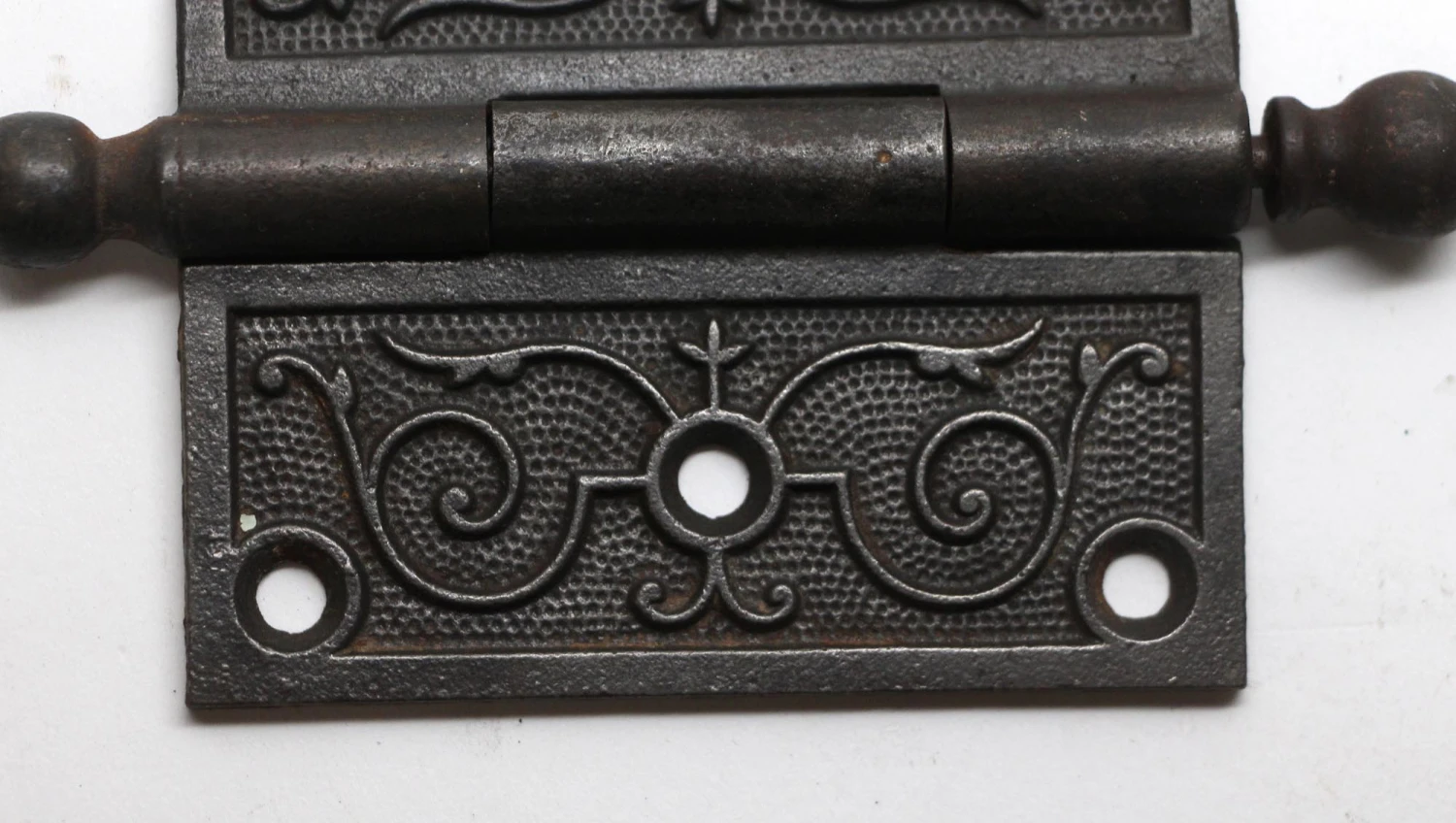 Ball Tip 3.5 X 3.5 Cast Iron Butt Antique Door Hinge 4 Ball Tip 3.5 X 3.5 Cast Iron Butt Antique Door Hinge - Image 2