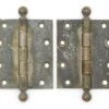 Pair Of 3.5 X 3.5 Brass Yale & Towne Classic Door Hinges 1 Pair Of 3.5 X 3.5 Brass Yale & Towne Classic Door Hinges -OGT Sale Store door hinges pair of 35 x 35 brass yale towne classic door hinges q287182