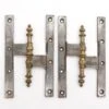 Pair Of Antique 9.875 X 6 Ornate Brass Steel Olive Door Hinges 2 Pair Of Antique 9.875 X 6 Ornate Brass Steel Olive Door Hinges -OGT Sale Store door hinges pair of antique 9875 x 6 ornate brass steel olive door hinges q285035