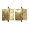Pair Of Polished Brass 5.5 X 5 Lawrence Offset Door Hinges 2 Pair Of Polished Brass 5.5 X 5 Lawrence Offset Door Hinges -OGT Sale Store door hinges pair of polished brass 55 x 5 lawrence offset door hinges q285673