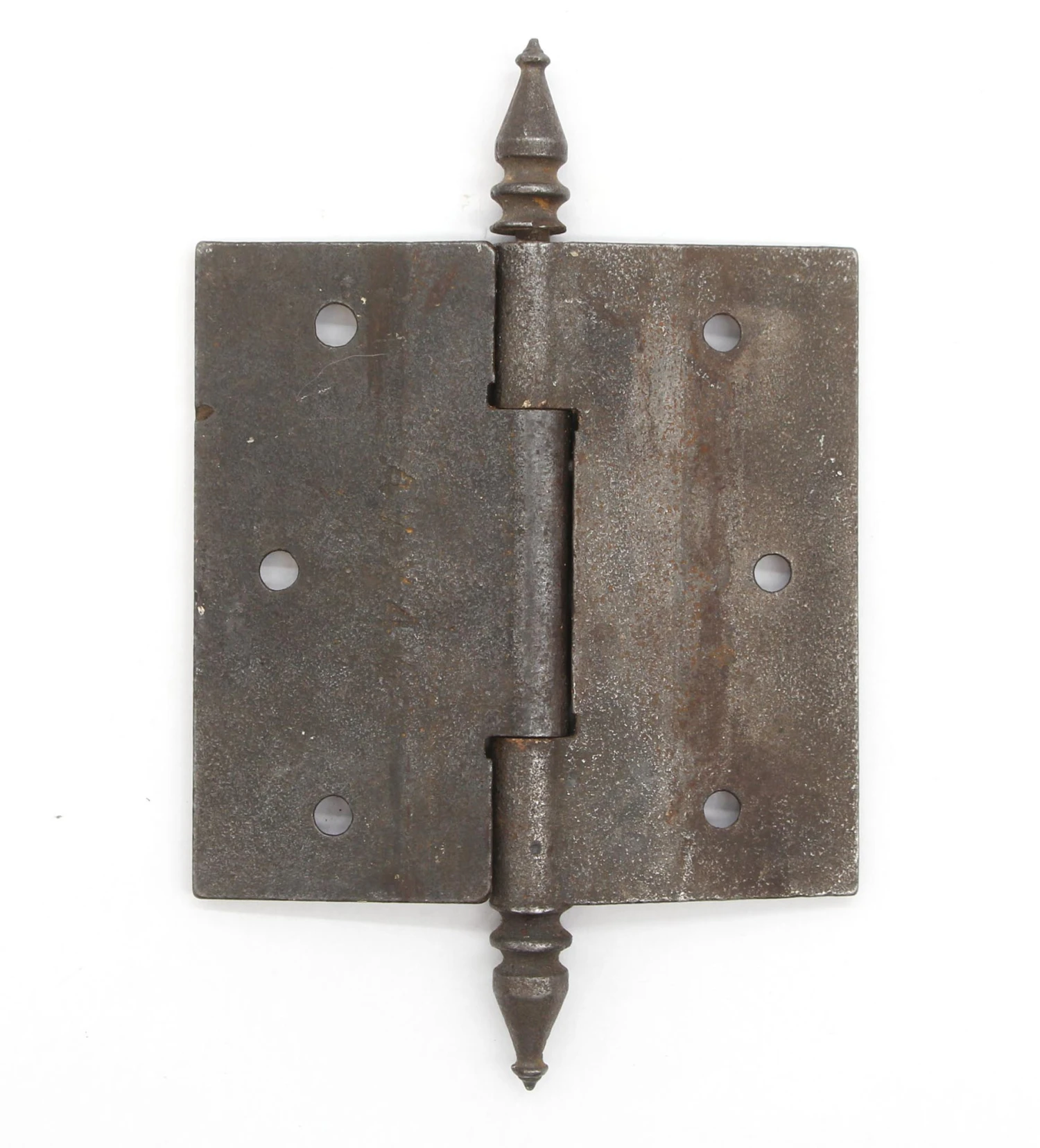 Victorian Black Cast Iron Steeple Tip 4.5 X 4.5 In. Door Hinge 4 Victorian Black Cast Iron Steeple Tip 4.5 X 4.5 In. Door Hinge - Image 2