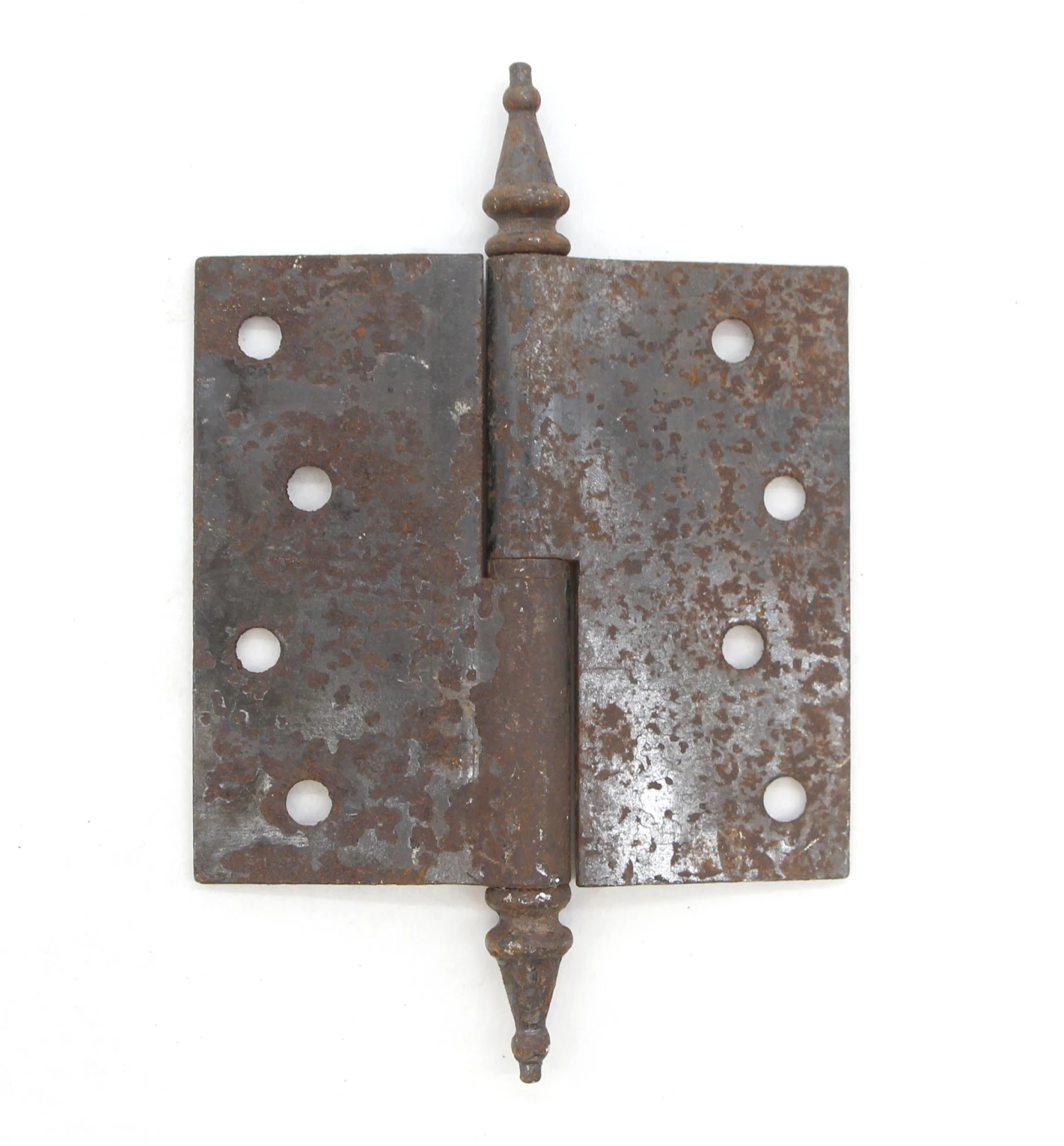 Antique 4 X 3.875 Cast Iron Steeple Tip Lift Off Butt Door Hinge 4 Antique 4 X 3.875 Cast Iron Steeple Tip Lift Off Butt Door Hinge - Image 2