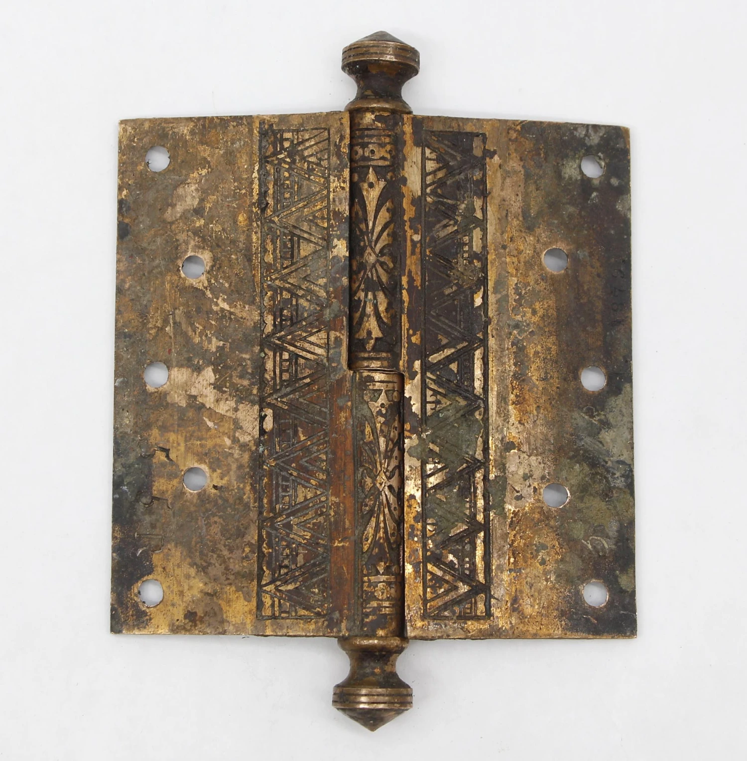 Antique Aesthetic 5 X 5 In. Bronze Right Butt Door Hinge 4 Antique Aesthetic 5 X 5 In. Bronze Right Butt Door Hinge - Image 2