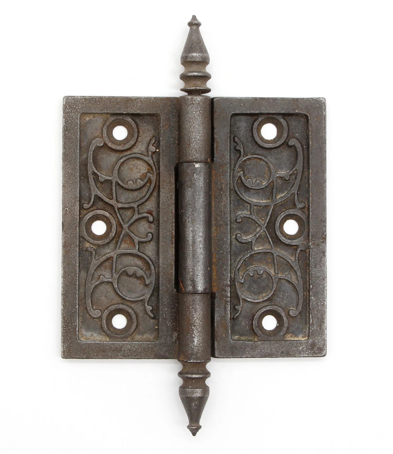 Victorian Black Cast Iron Steeple Tip 4.5 X 4.5 In. Door Hinge 3 Victorian Black Cast Iron Steeple Tip 4.5 X 4.5 In. Door Hinge