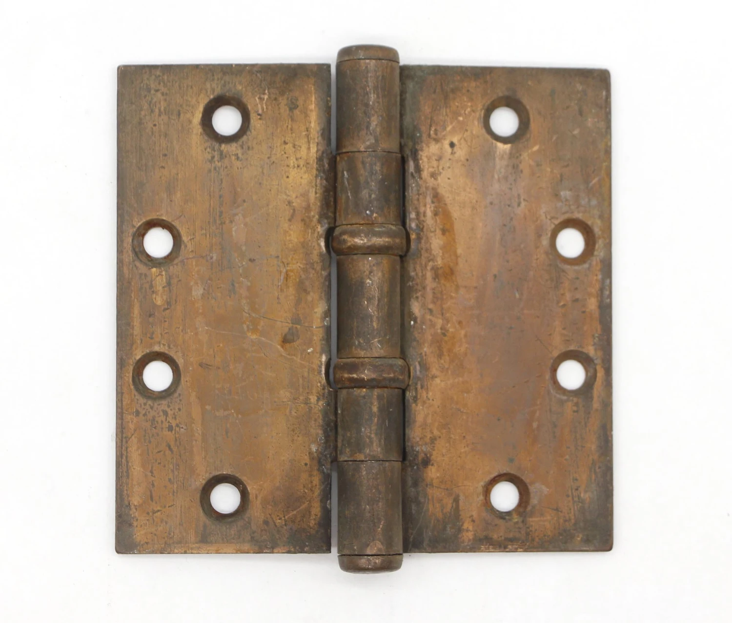 Vintage 4.5 X 4.5 Ball Bearing Brass Plated Steel Door Hinge 3 Vintage 4.5 X 4.5 Ball Bearing Brass Plated Steel Door Hinge