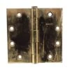 Vintage Polished Brass 4.5 X 4.5 Baldwin Butt Door Hinge
