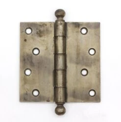 Vintage Steel Ball Tip 4.5 X 4.5 Butt Door Hinge