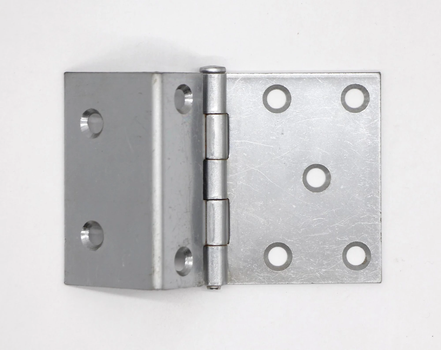 Vintage Steel Partial Wrap 3.125 In. Door Hinge 3 Vintage Steel Partial Wrap 3.125 In. Door Hinge
