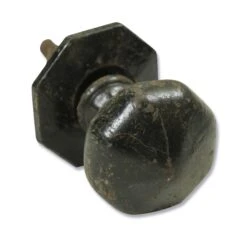Antique Arts & Craft Black Door Knob