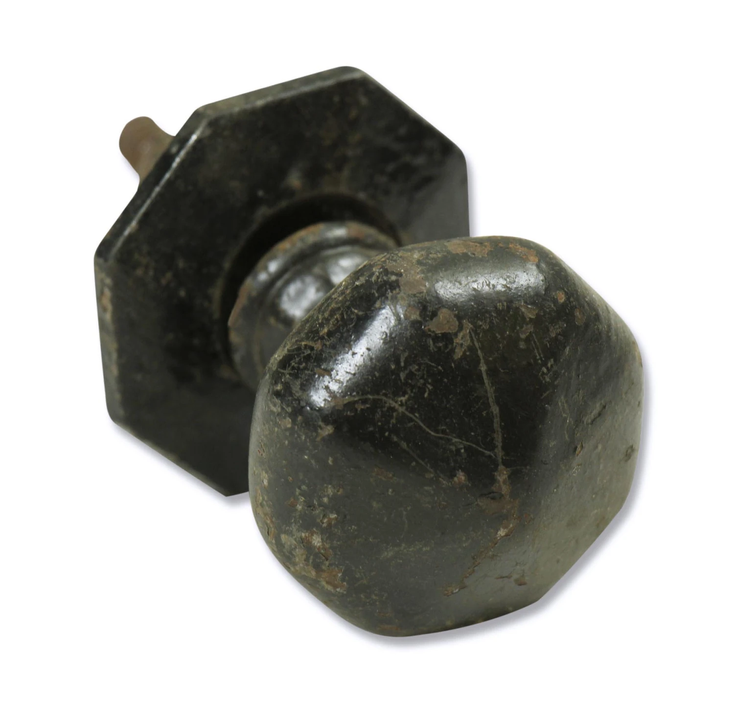 Antique Arts & Craft Black Door Knob 3 Antique Arts & Craft Black Door Knob