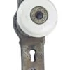 Antique Gilbert Porcelain & Nickel Door Knob Set 1 Antique Gilbert Porcelain & Nickel Door Knob Set -OGT Sale Store door knob sets antique gilbert porcelain nickel door knob set j155157