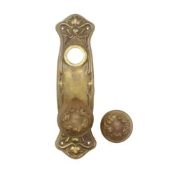 Art Nouveau Sargent Alby Door Knob Set